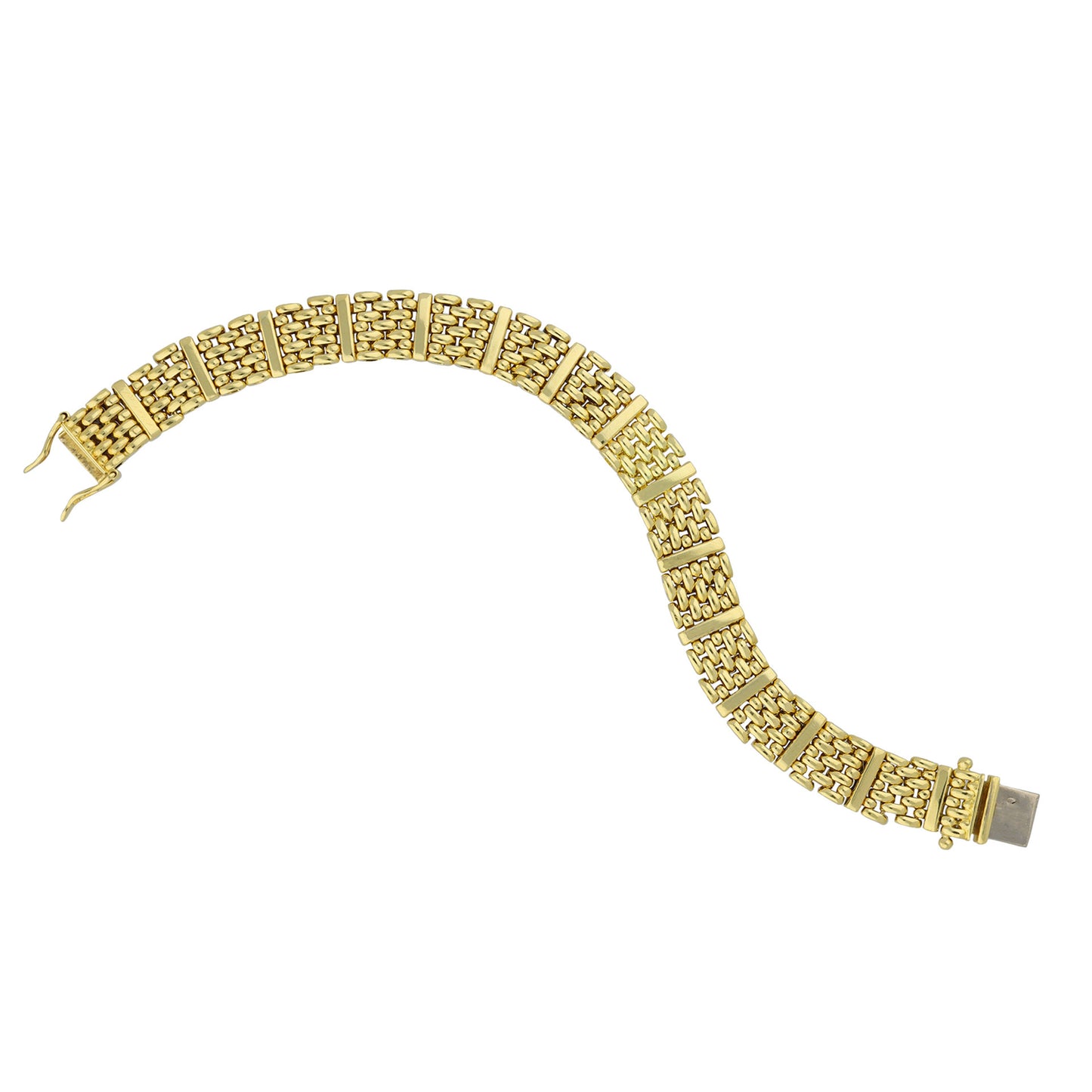 Van Cleef & Arpels 1980s 18KT Yellow Gold Bracelet front
