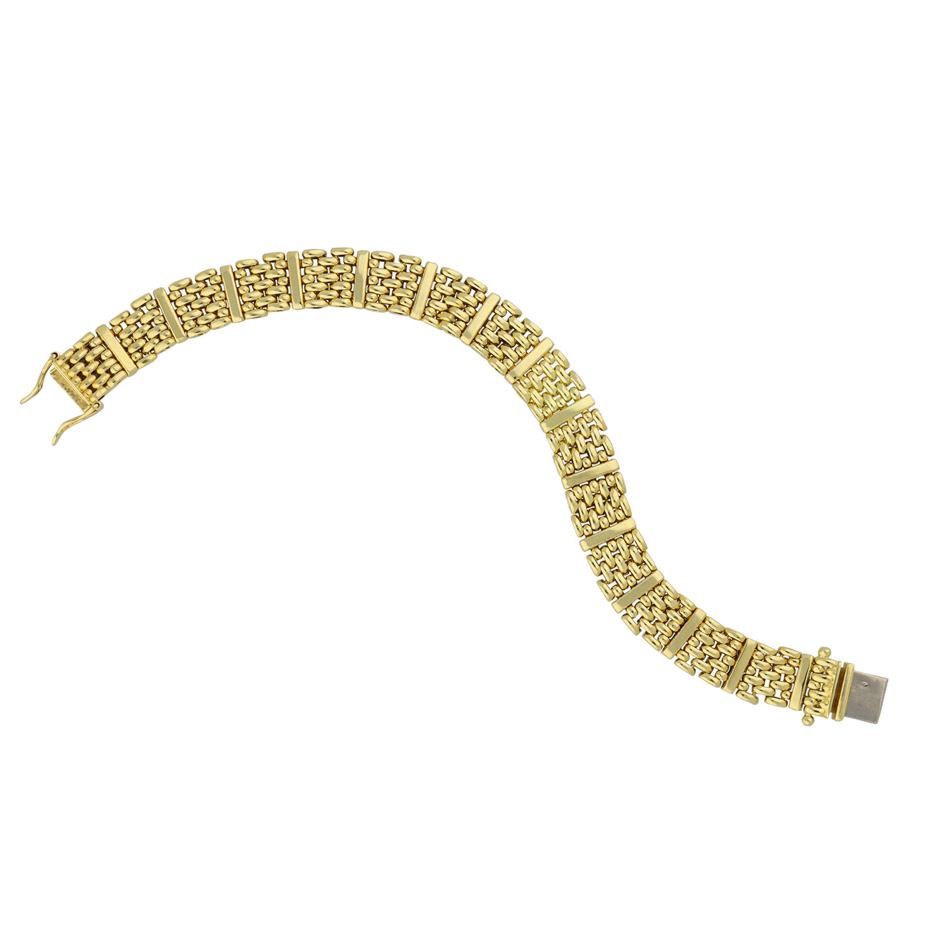 Van Cleef & Arpels 1980s 18KT Yellow Gold Bracelet front