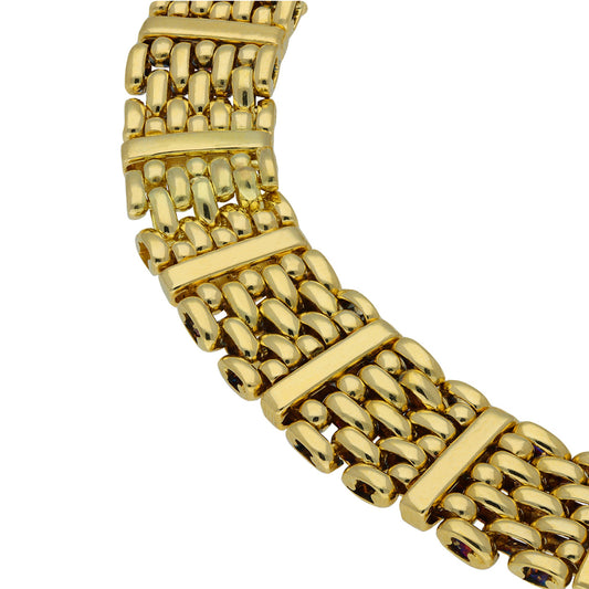 Van Cleef & Arpels 1980s 18KT Yellow Gold Bracelet front