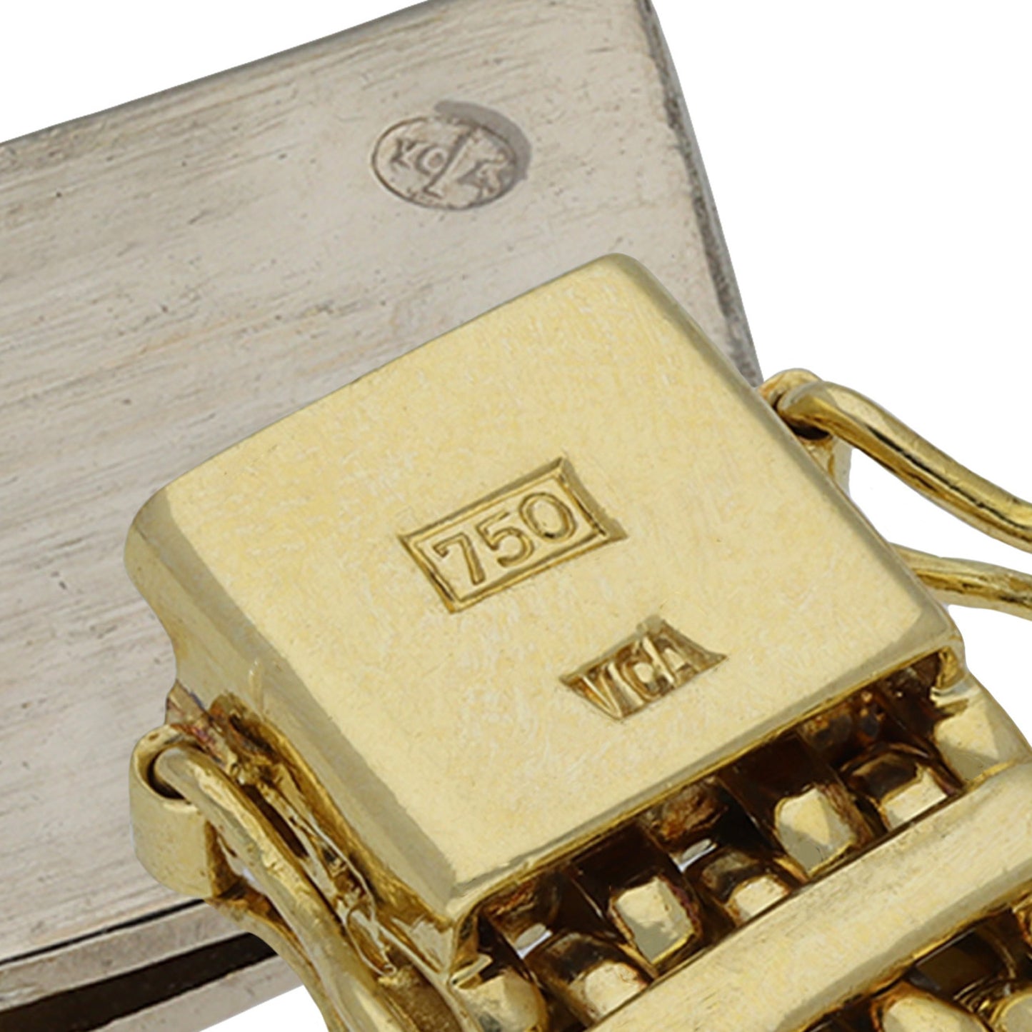 Van Cleef & Arpels 1980s 18KT Yellow Gold Bracelet signature