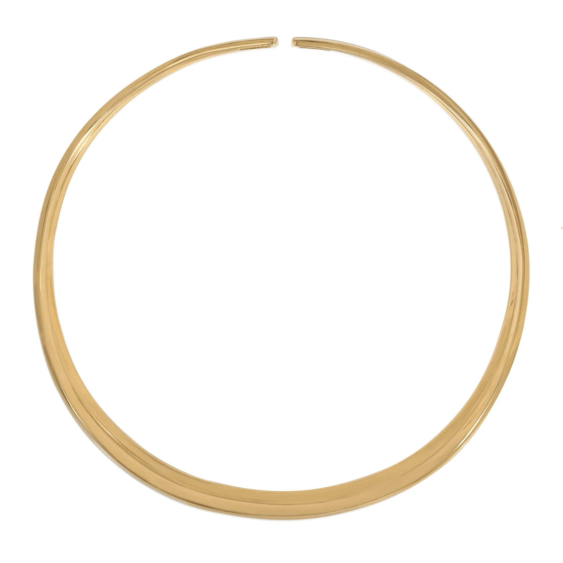Hermes Paris 1970s 18KT Yellow Gold Necklace back