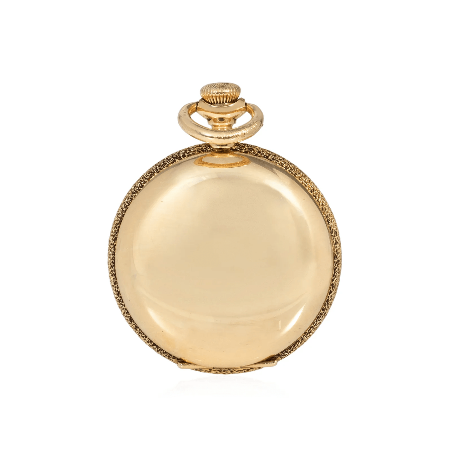Agassiz Geneva Edwardian 14KT Yellow Gold Ruby & Enamel Watch Pendant back