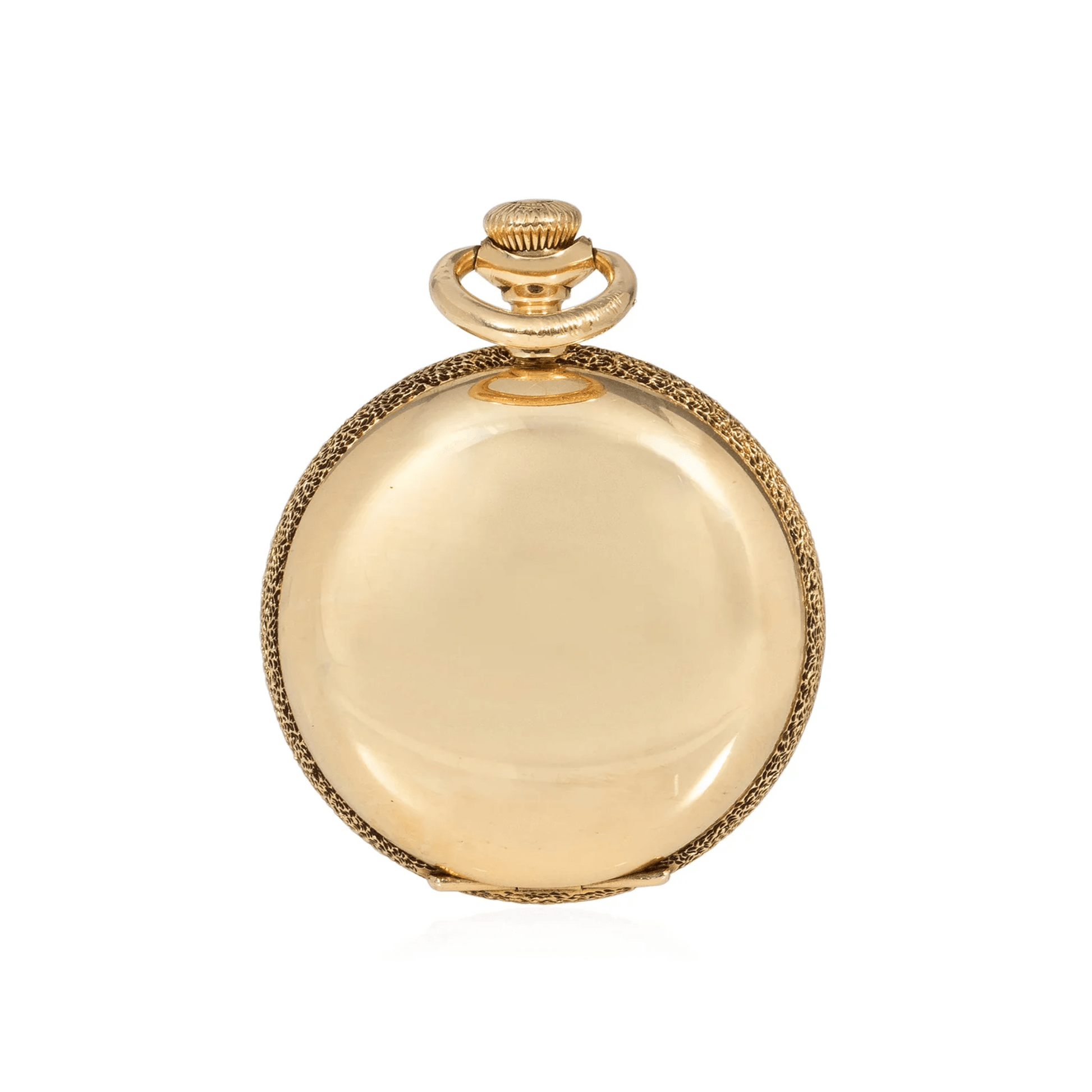 Agassiz Geneva Edwardian 14KT Yellow Gold Ruby & Enamel Watch Pendant back