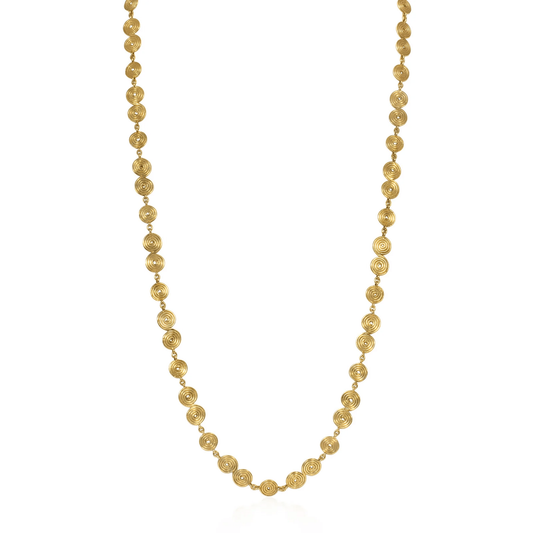 Tiffany & Co. American 1970s 18KT Yellow Gold Necklace front