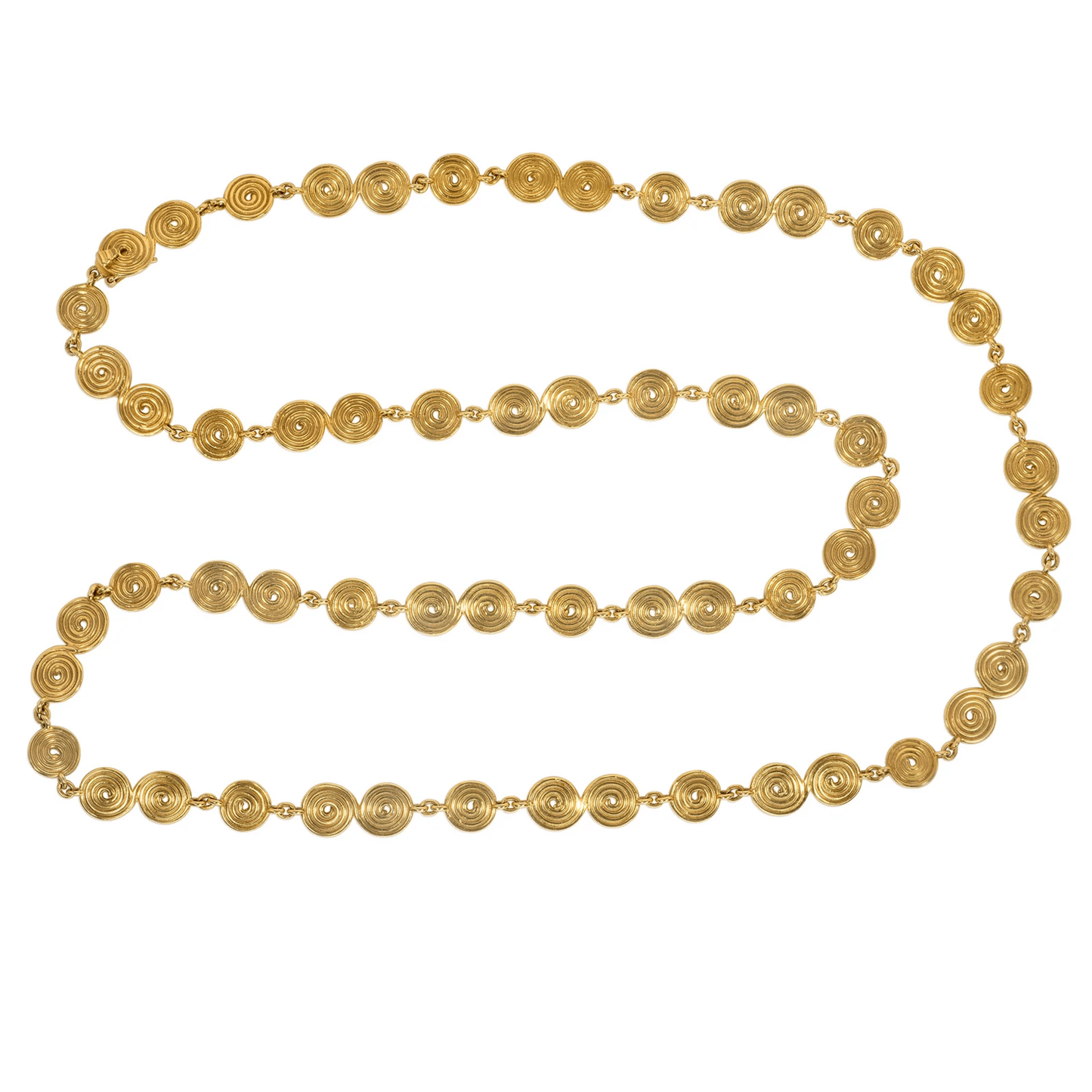 Tiffany & Co. American 1970s 18KT Yellow Gold Necklace front
