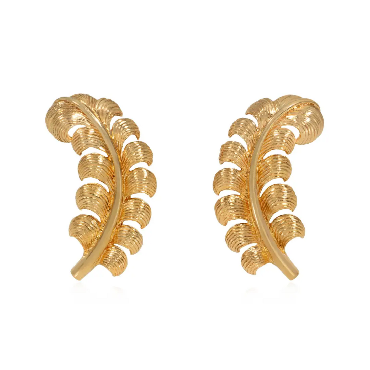 Tiffany & Co. American Retro 14KT Yellow Gold Earrings front