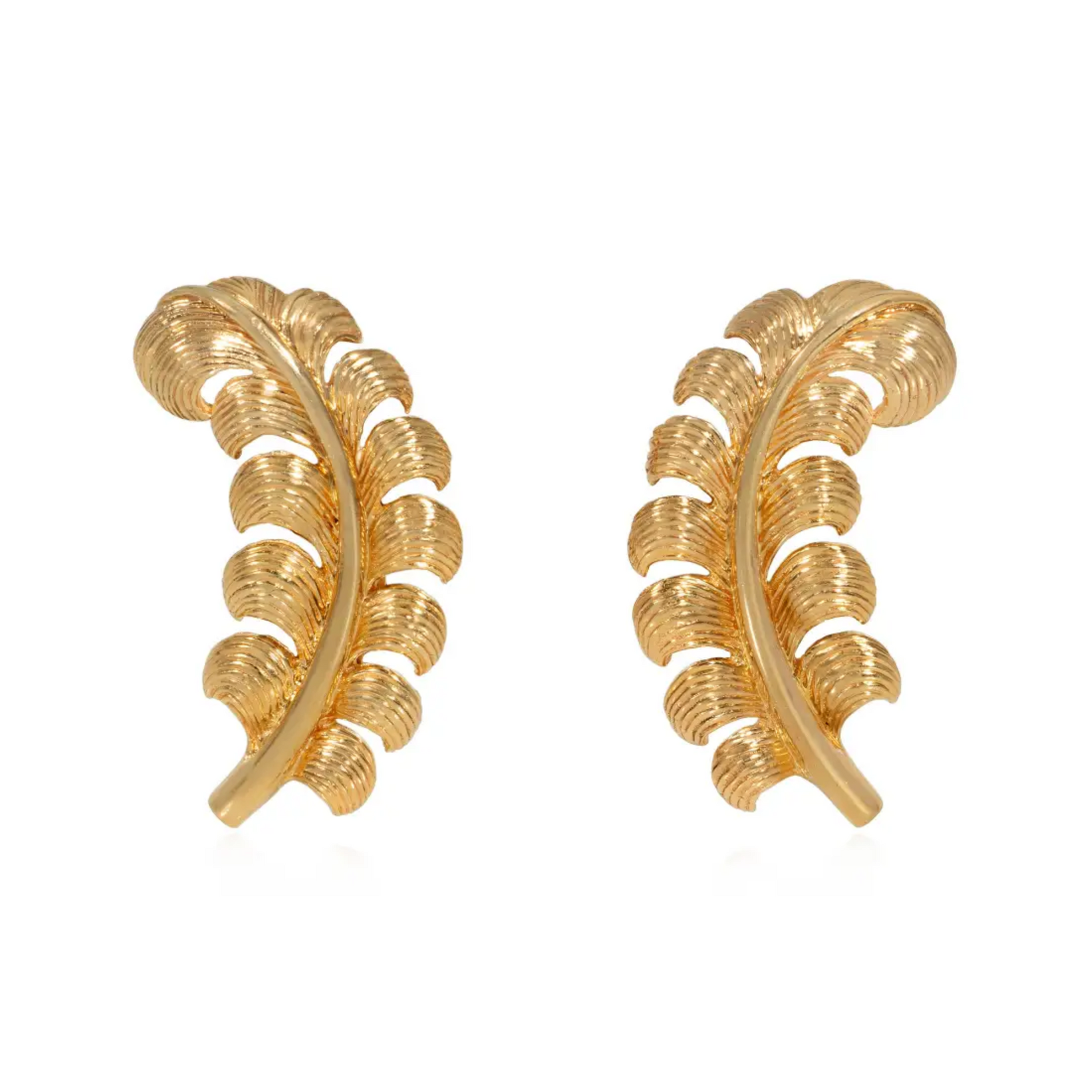 Tiffany & Co. American Retro 14KT Yellow Gold Earrings front