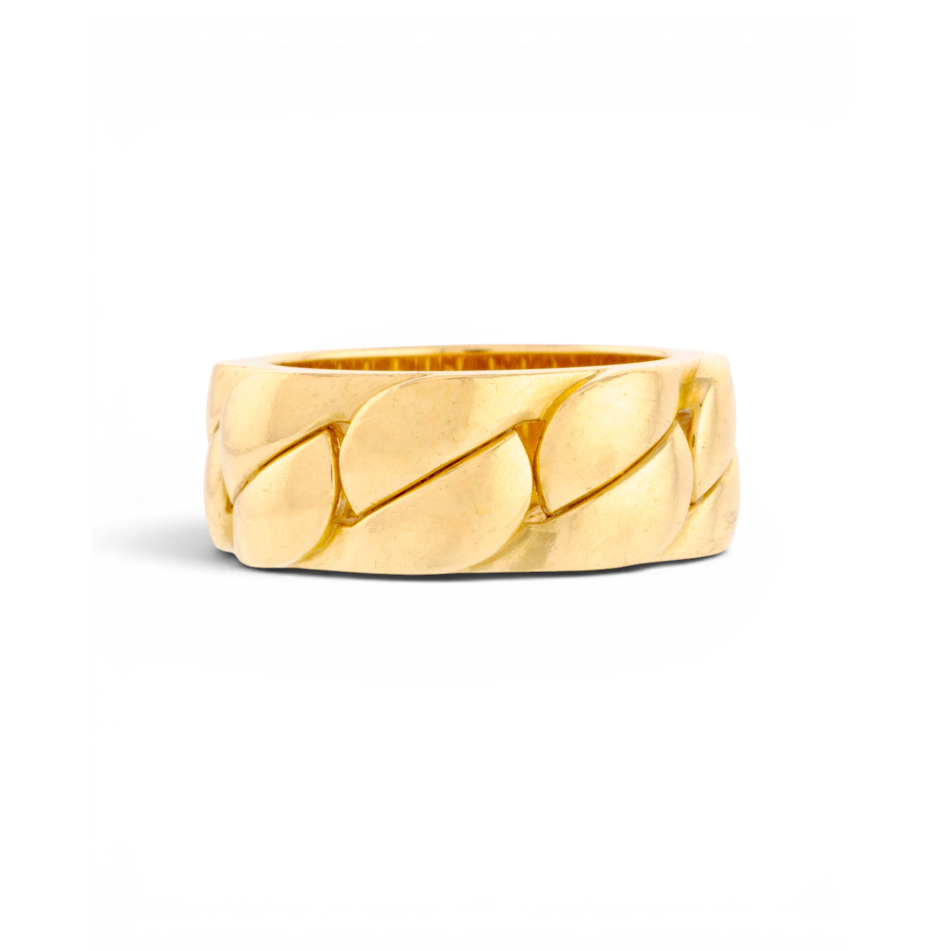 Cartier 1980s 18KT Yellow Gold Ring front