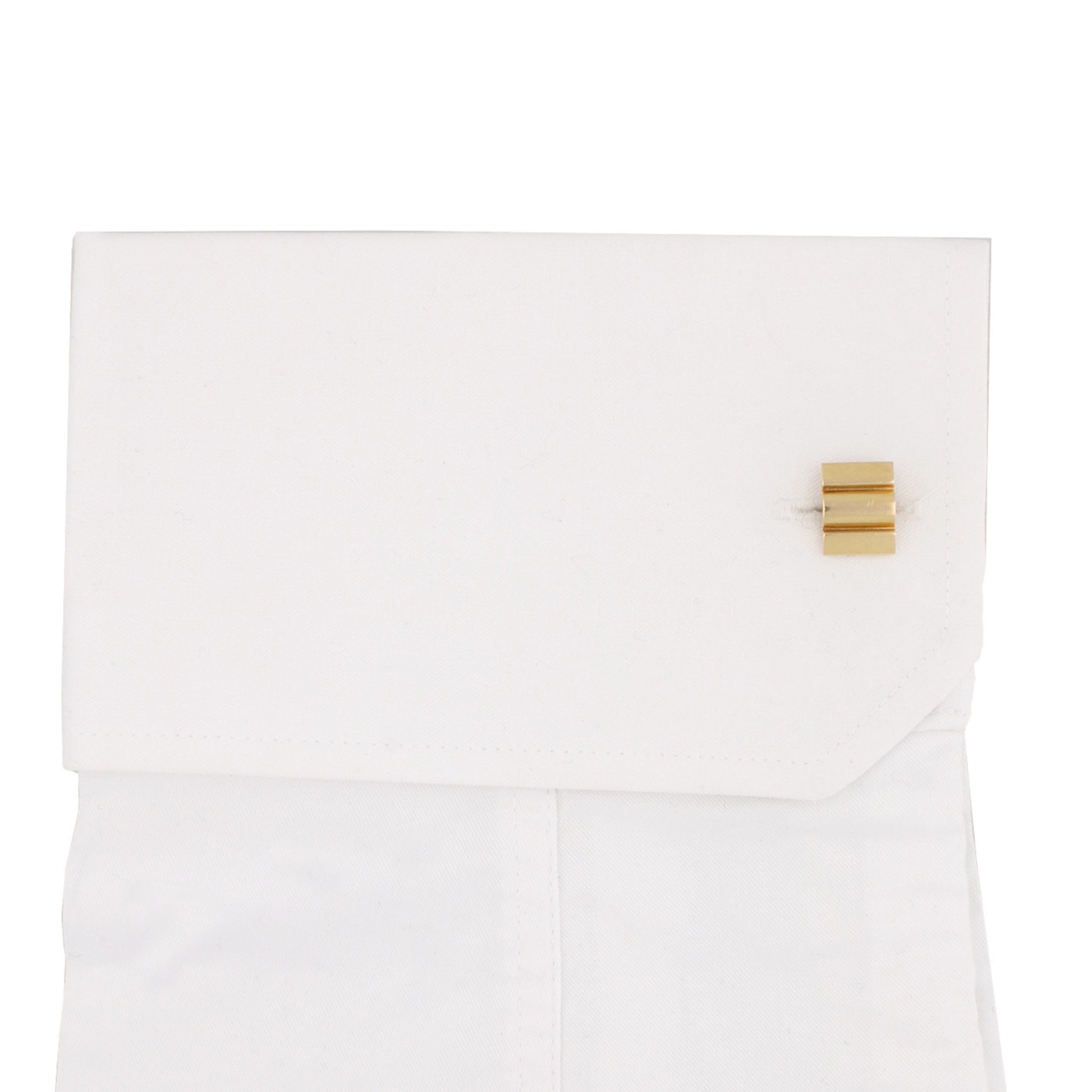 Mauboussin Paris 1950s 18KT Yellow Gold Cufflinks on cuff