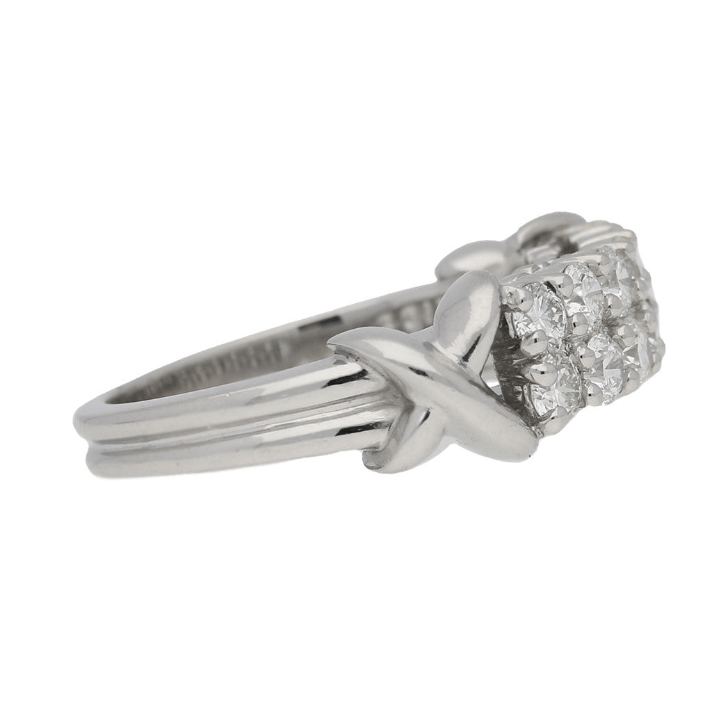 Oscar Heyman Bros. American 1970s Platinum Diamond Ring side