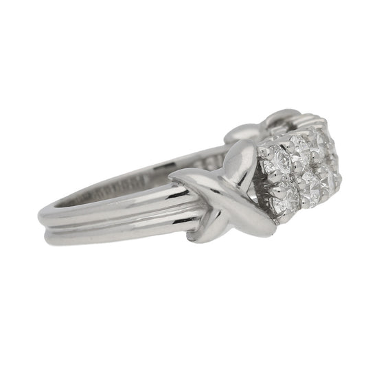 Oscar Heyman Bros. American 1970s Platinum Diamond Ring side