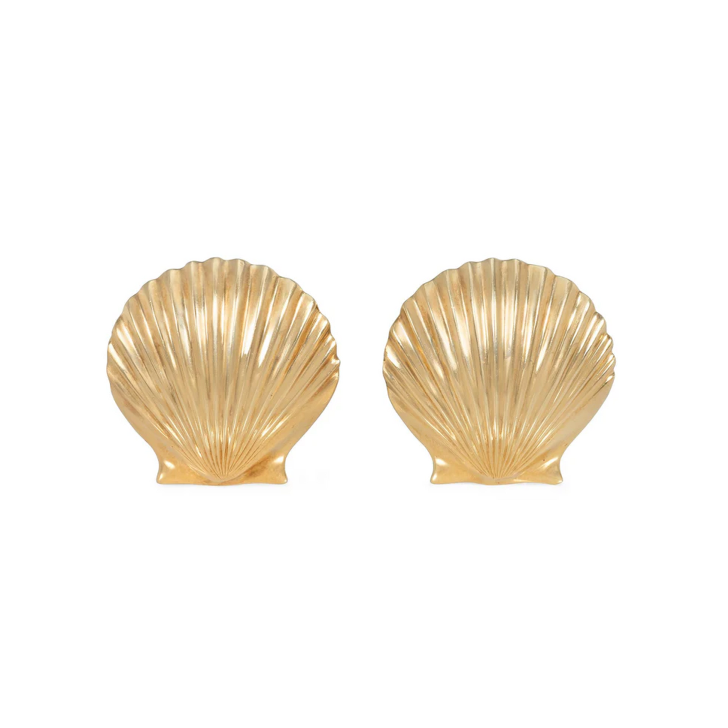 Cartier New York Retro 14KT Yellow Gold Earrings front