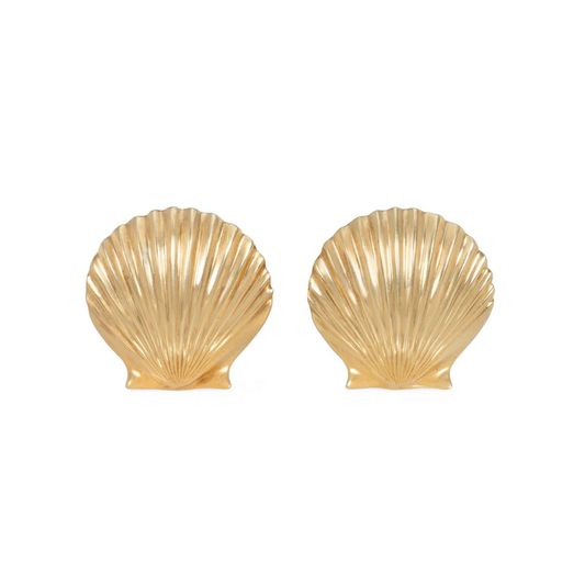 Cartier New York Retro 14KT Yellow Gold Earrings front