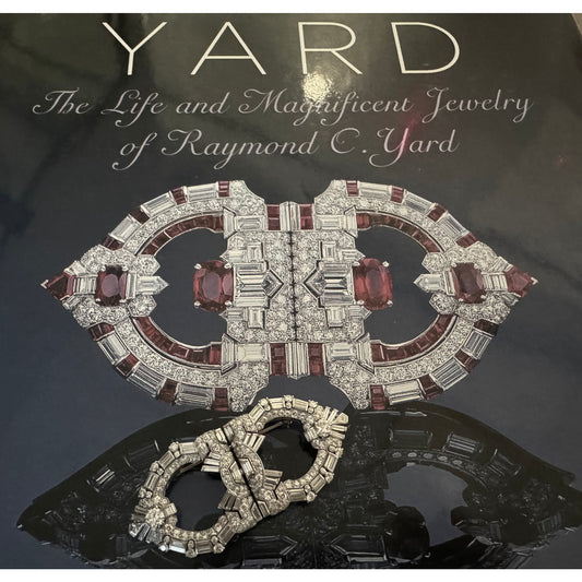 Raymond Yard 1930s Platinum Diamond Brooch front
