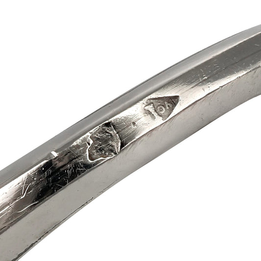 Van Cleef & Arpels French 1950s Platinum Sapphire Ring stamp
