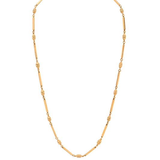 Post-1980s 18KT Yellow Gold Necklace front