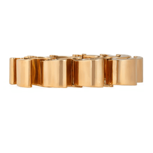 Hermes Paris Retro 18KT Rose Gold Bracelet front
