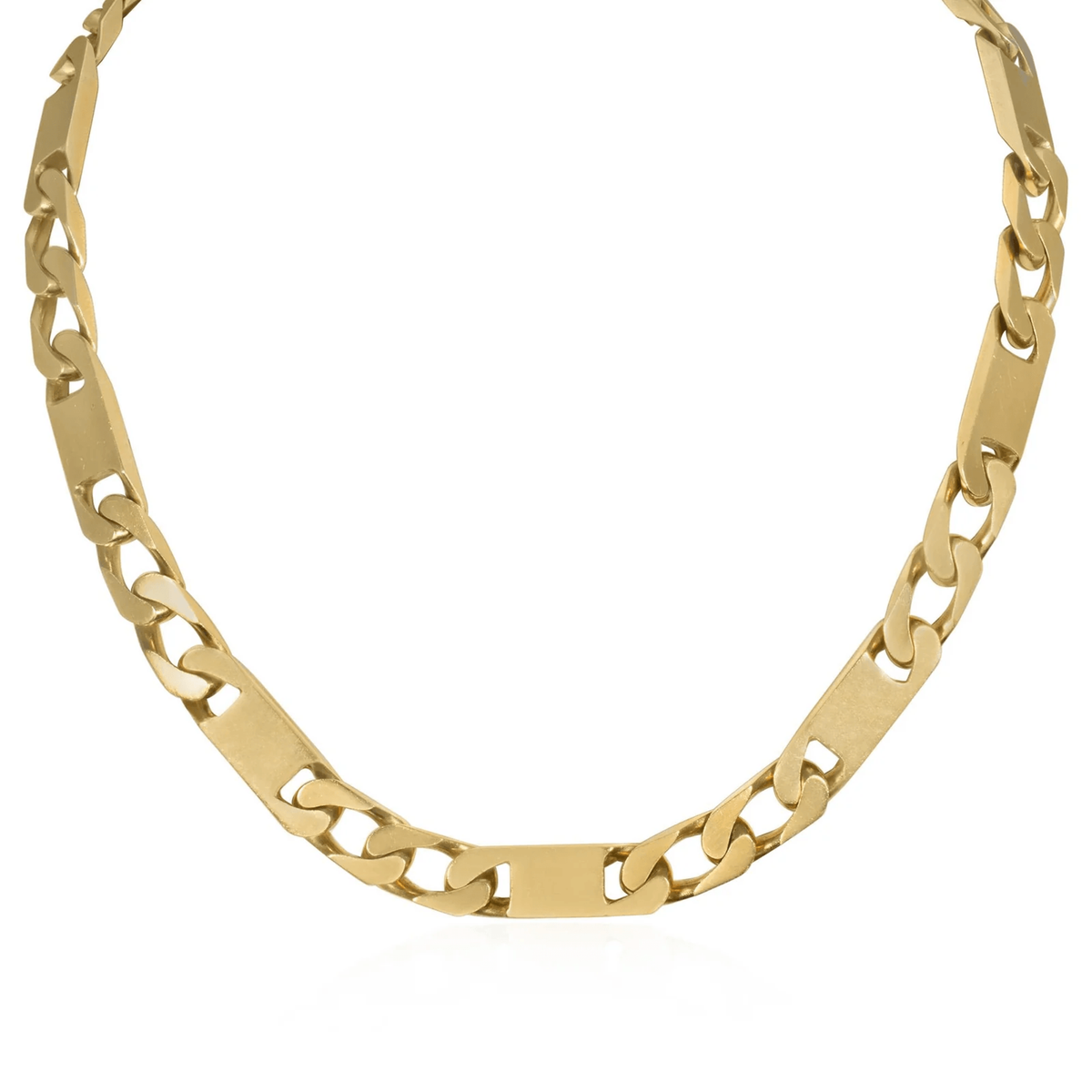 Bulgari Italy 1970s 18KT Yellow Gold Necklace front