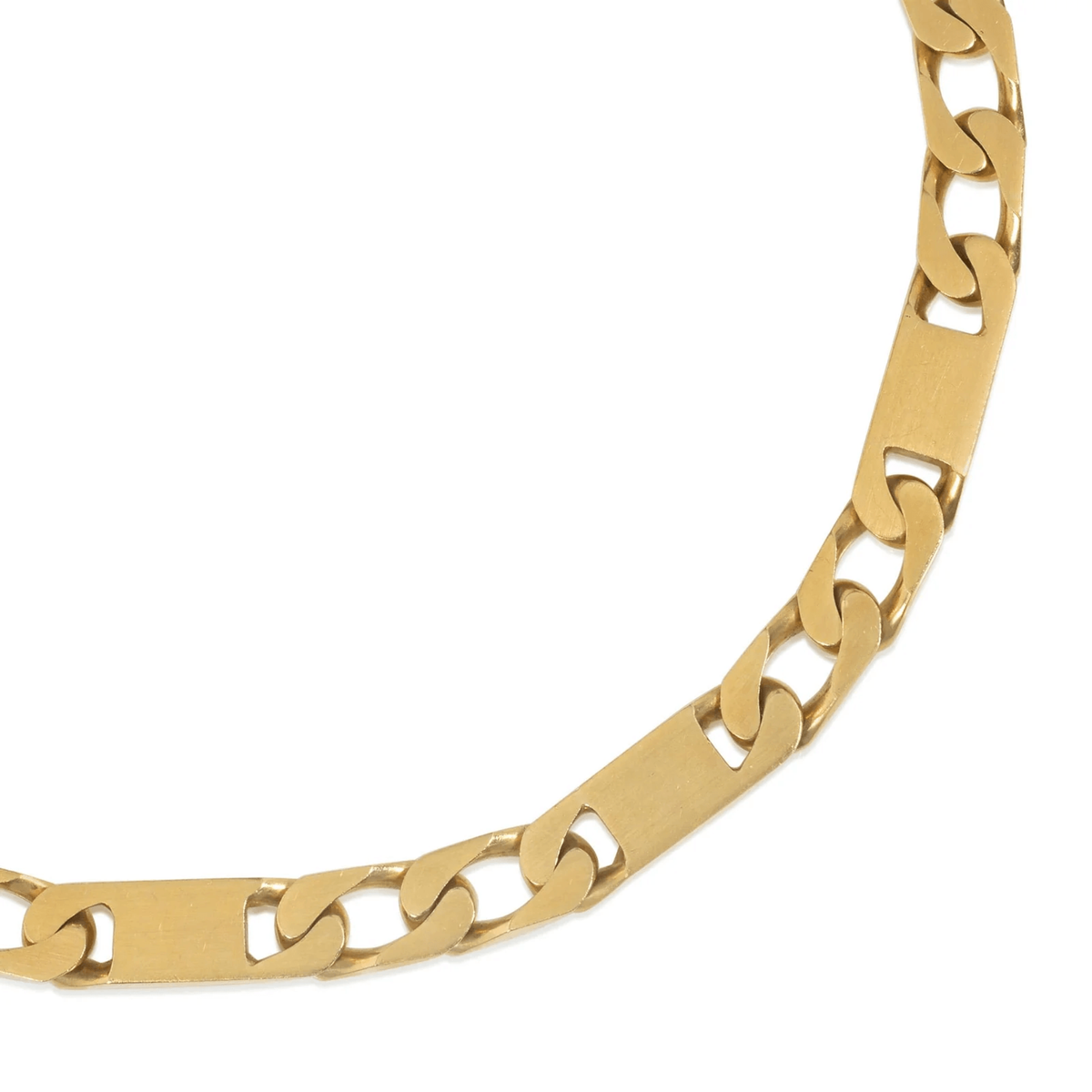 Bulgari Italy 1970s 18KT Yellow Gold Necklace detail