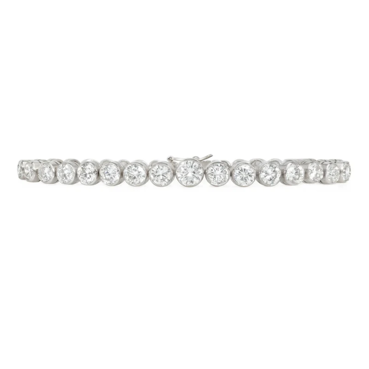 Art Deco Platinum Diamond Bracelet front