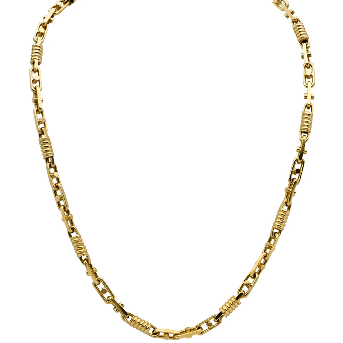 Post-1980s 10KT Yellow Gold Necklace front