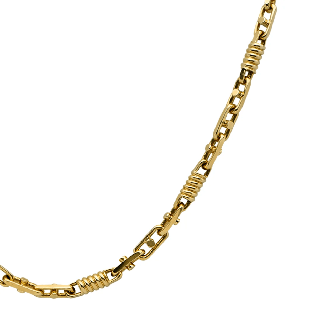 Post-1980s 10KT Yellow Gold Necklace details