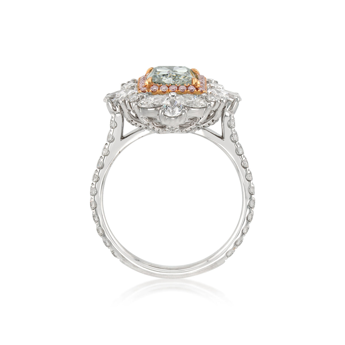 Post-1980s 18KT White Gold Diamond Ring profile