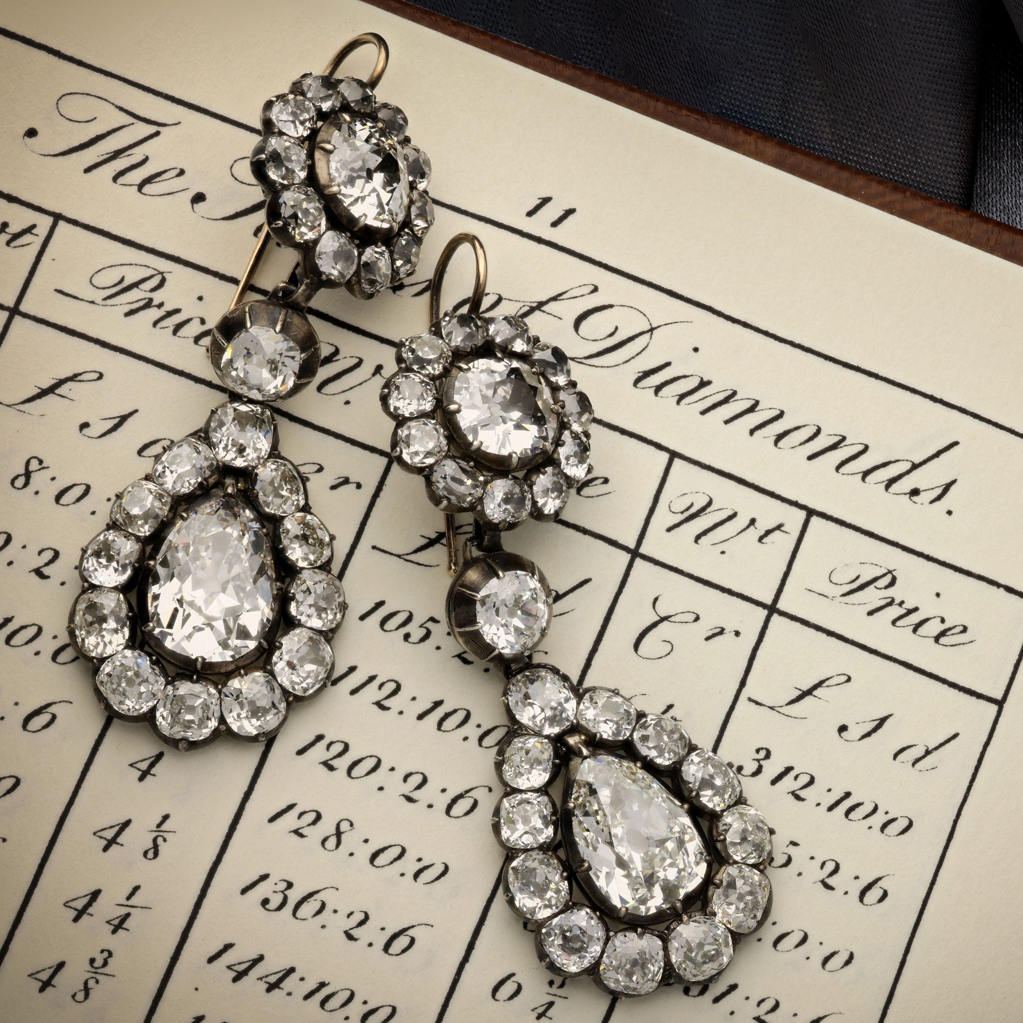 Antique earrings from Hancocks