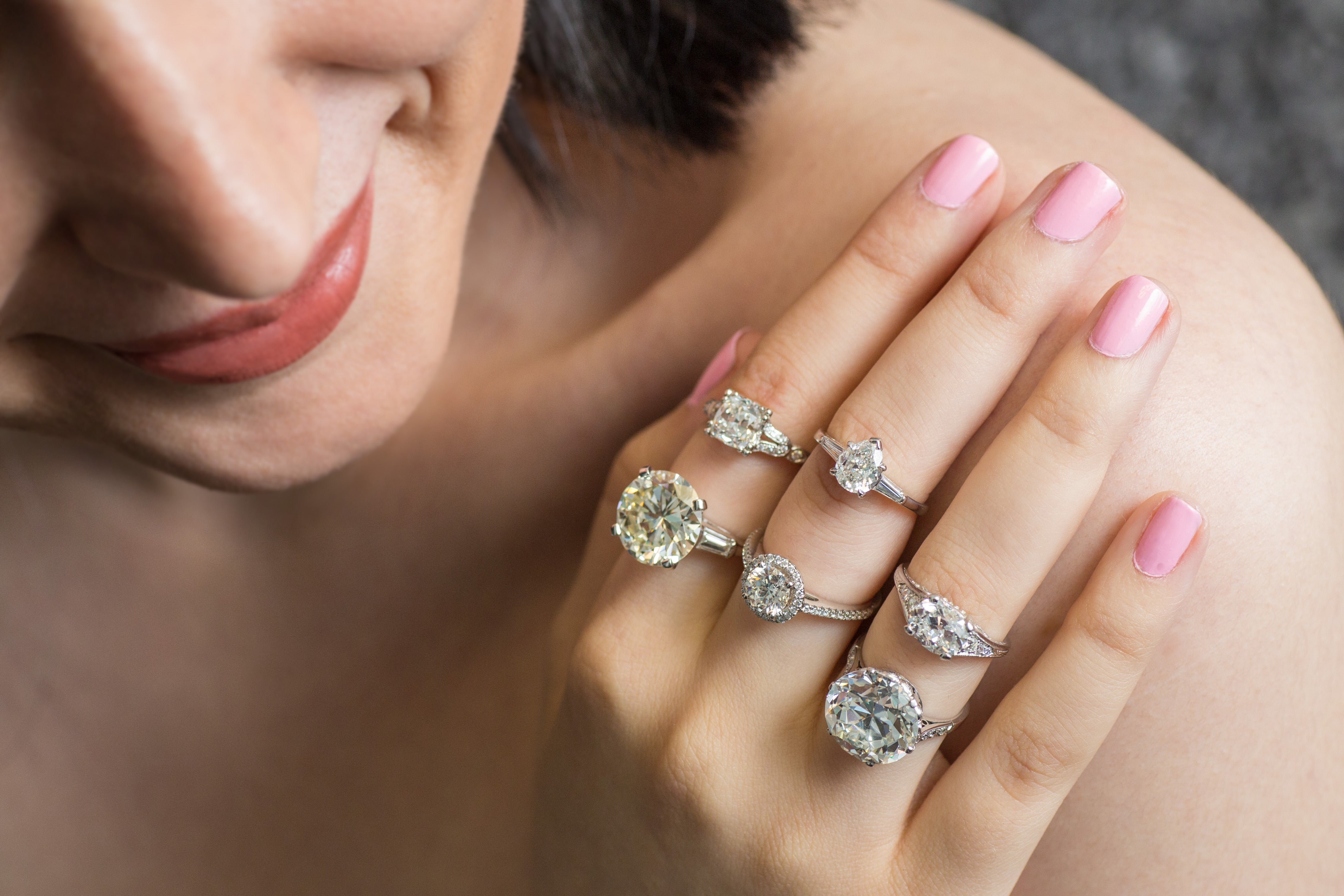 vintage engagement rings from Oltuski Brothers