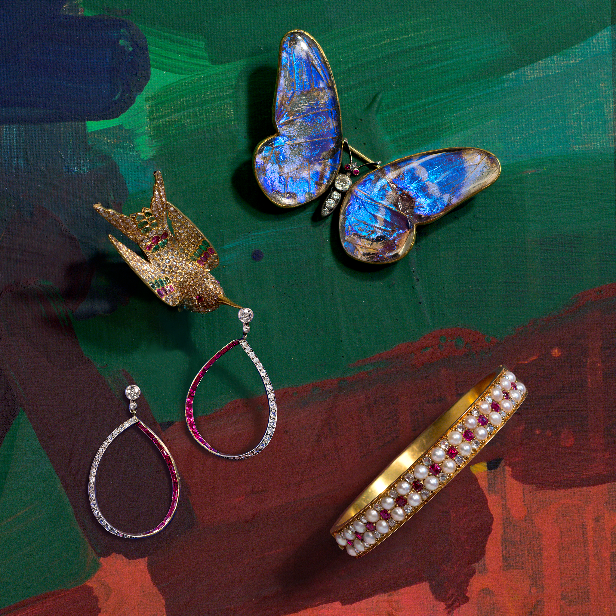 assortment of vintage jewelry from Kentshire