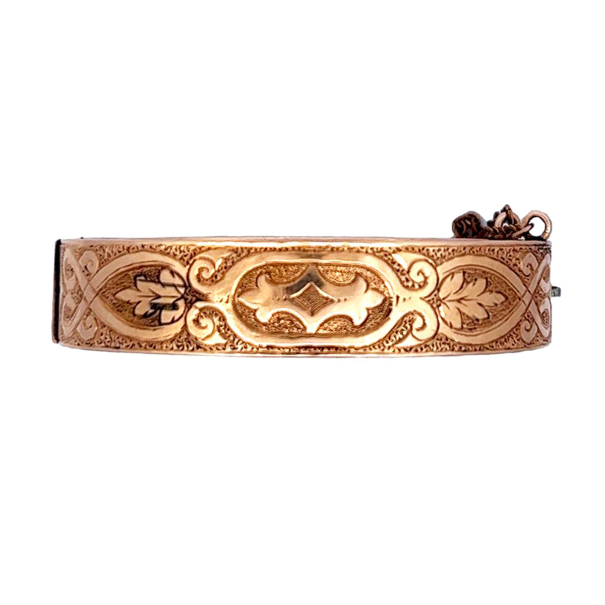 Victorian 14KT Yellow Gold Bracelet front view