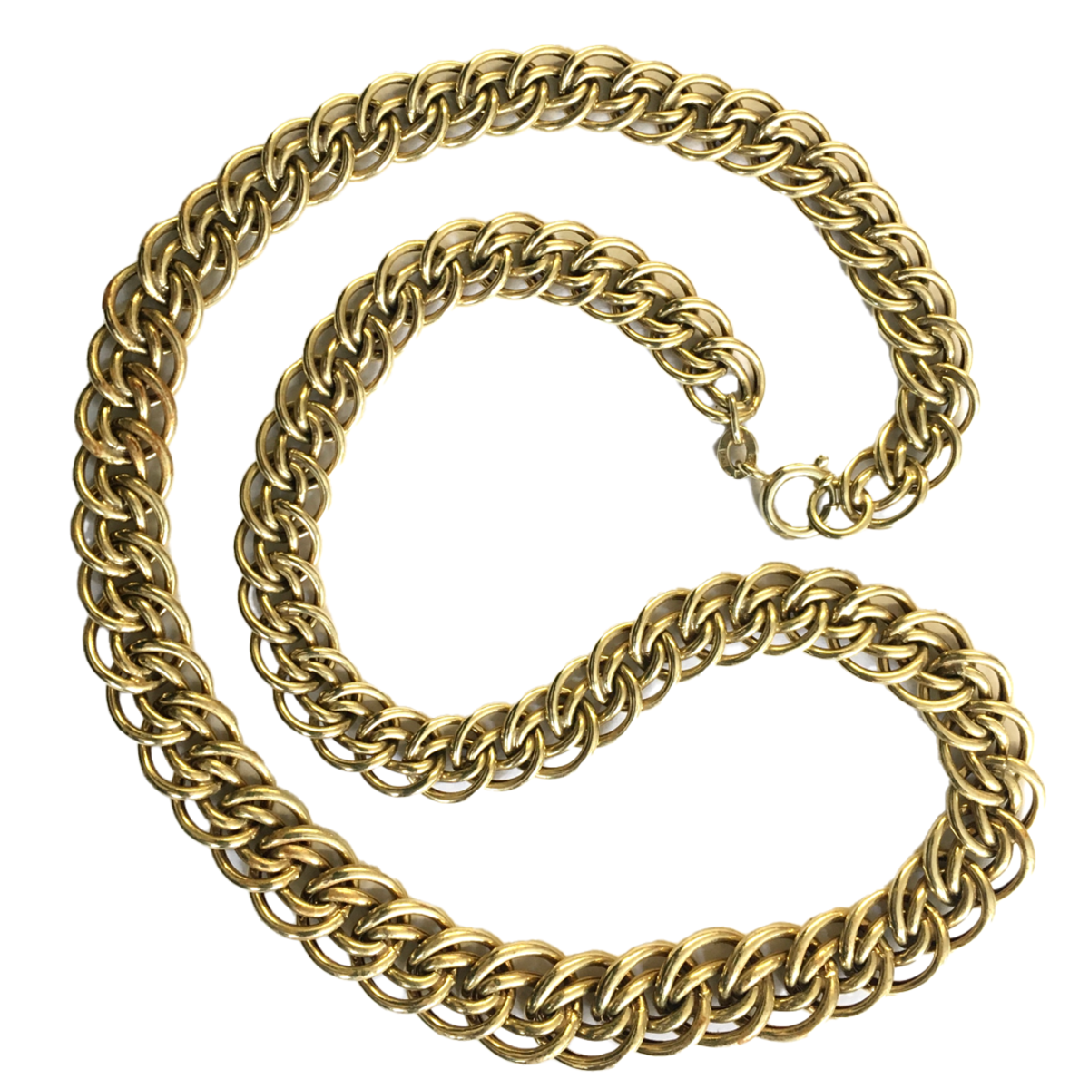 Post-1980s 14KT Yellow Gold Necklace front