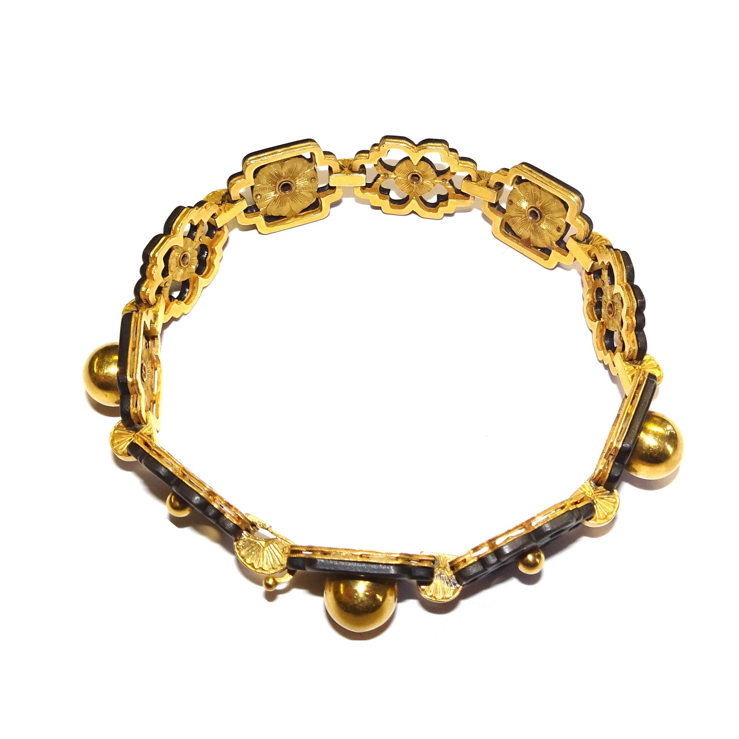 Marsh's Art Nouveau 14KT Yellow Gold Suite bracelet