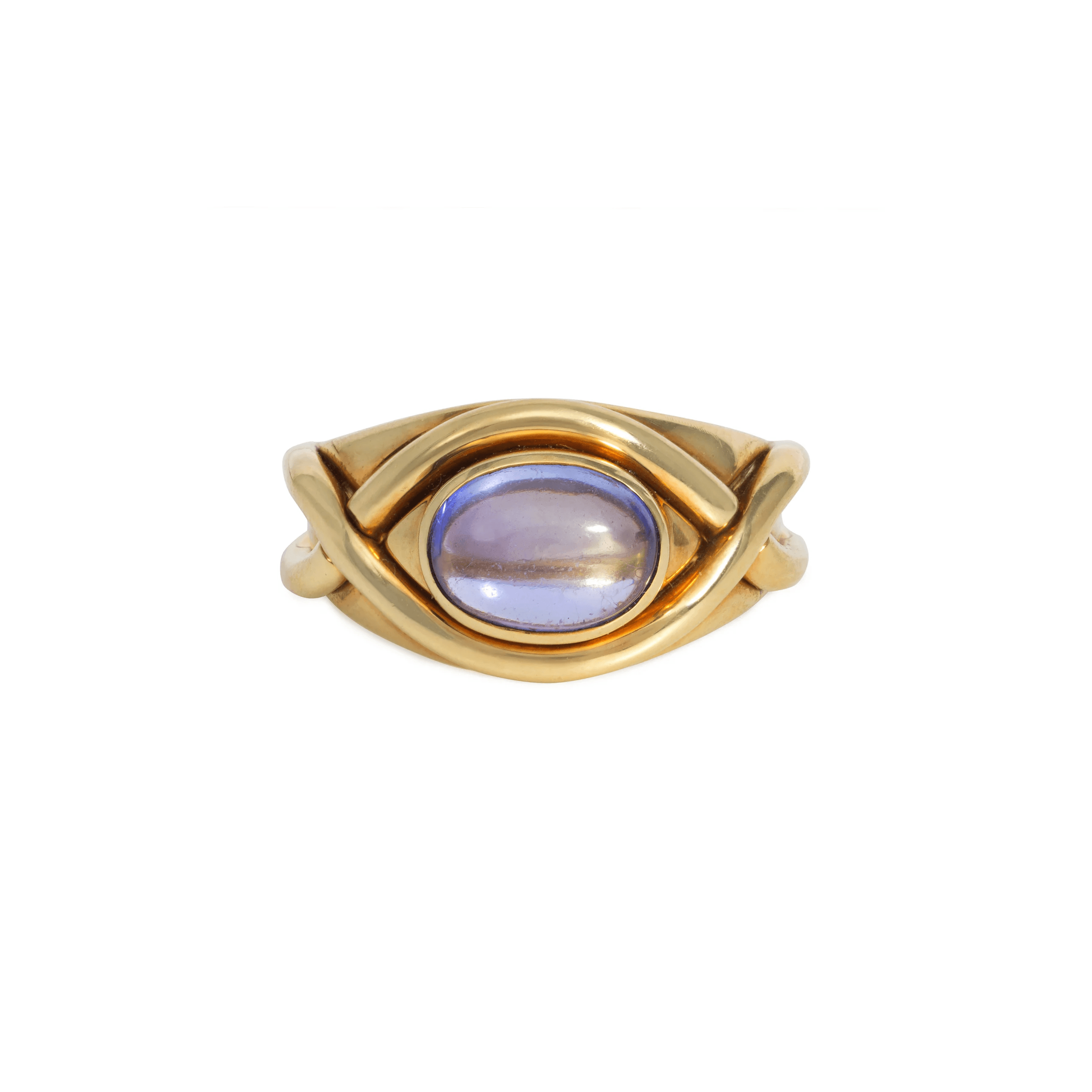 Tiffany & Co. 1960s 18KT Yellow Gold Tanzanite Ring