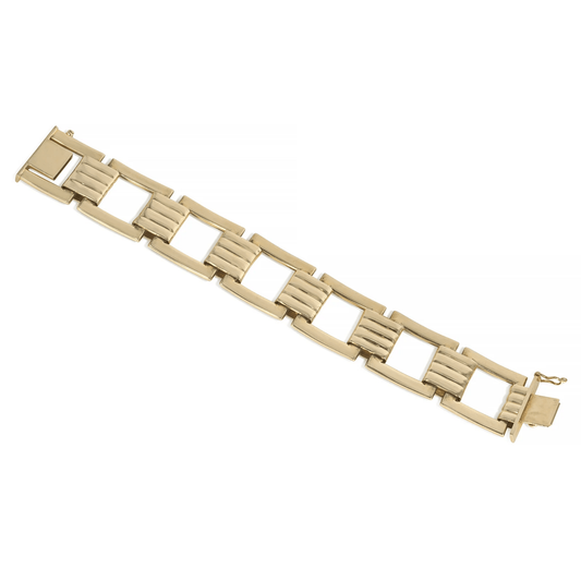 Tiffany & Co. Retro 14KT Yellow Gold Bracelet back