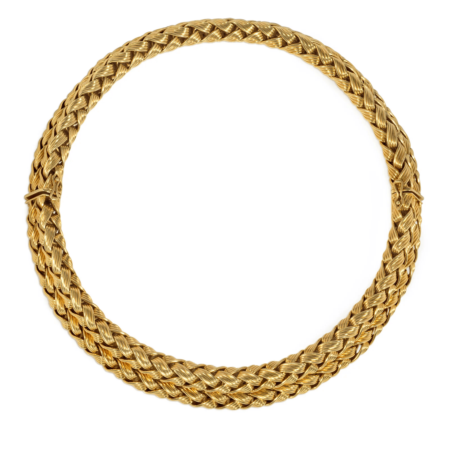 German 1960s 18KT Yellow Gold Bracelets necklace