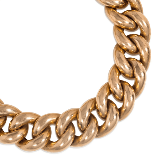 Victorian 15KT Yellow Gold Bracelet close-up details
